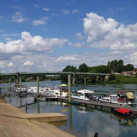 Tournus Belle Maison Vue Sur Saone Exterior foto